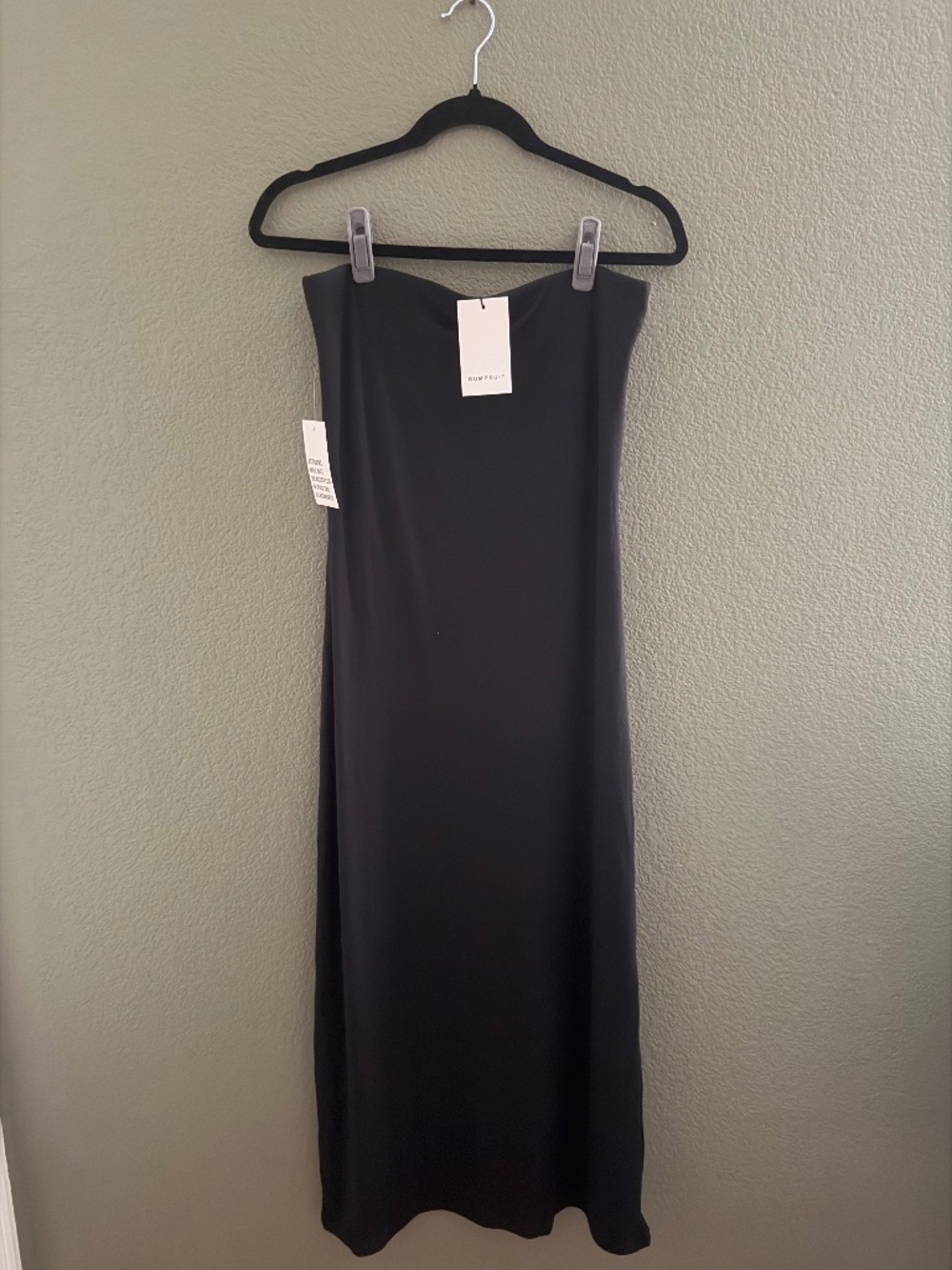 NWT NEVER WORN Bumpsuit Maternity Black Maxi Skirt